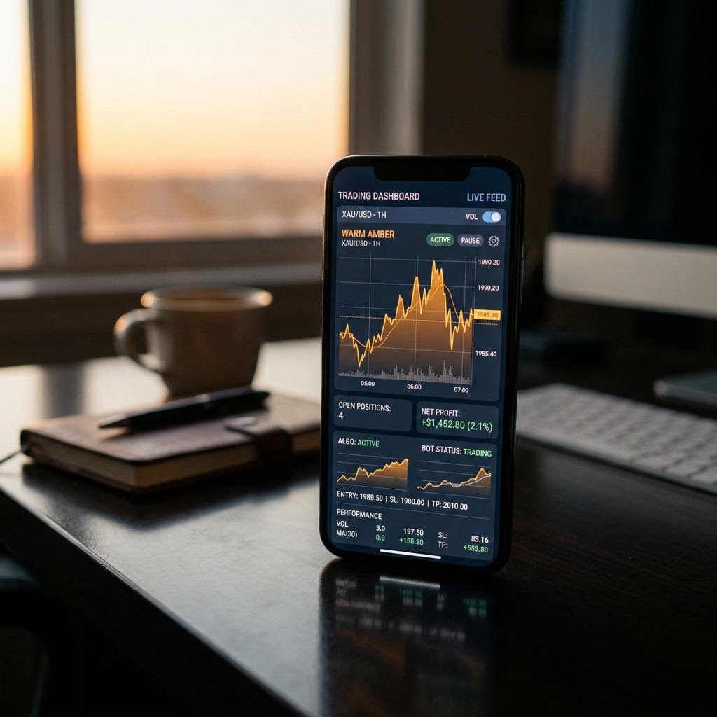 Bitcoin Champion trading dashboard showing real-time Bitcoin and Ethereum price charts